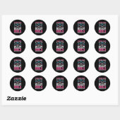 Alles wat Ice Hockey Girls Ronde Sticker (Vel)