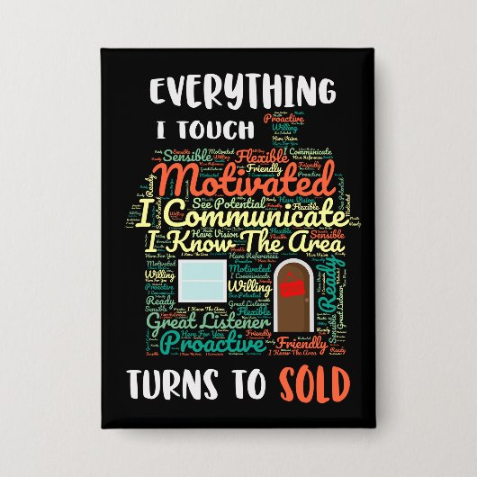 Alles wat ik aanraak, draait om de verkoop van onr button (Voorkant)