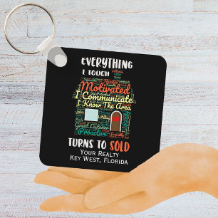 Alles wat ik aanraak, draait om de verkoop van onr sleutelhanger