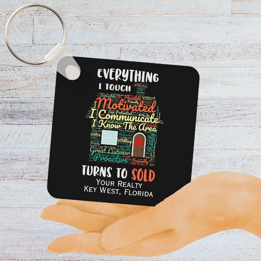 Alles wat ik aanraak, draait om de verkoop van onr sleutelhanger