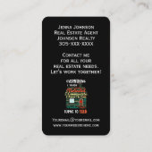 Alles wat ik aanraak, draait om de verkoop van onr visitekaartje (Achterkant)