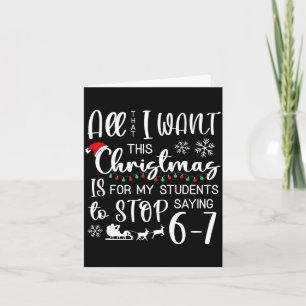 Alles wat ik dit Kerstmis wil is dat studenten sto Kaart