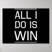 Alles wat ik doe is Win Poster (Voorkant)