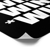 Alles wat ik doe is Win Win Win Poster (Hoek)