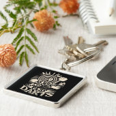 Alles wat ik doe is winnen en spelen Darts Premium Sleutelhanger (Zijkant)