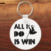 Alles wat ik doe is winnen in Polevault Sleutelhanger (Voorkant)