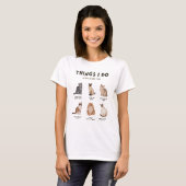 Alles wat ik doe voor katten t-shirt (Voorkant volledig)