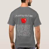 Alles wat ik echt moet weten t-shirt (Achterkant)