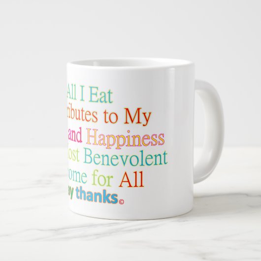 Alles wat ik eet is mok (Voorkant rechts)