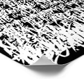 Alles wat ik heb zijn negatieve gedachten poster (Hoek)