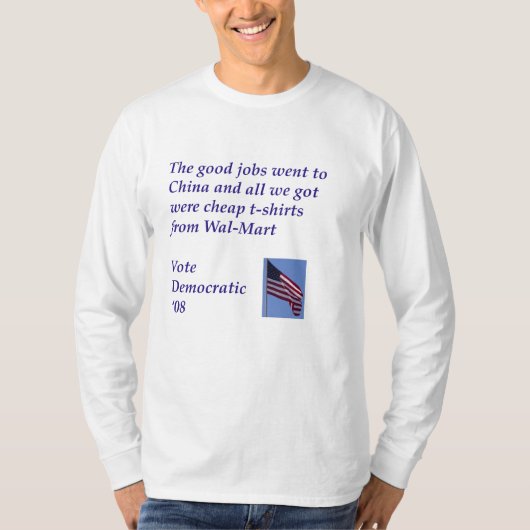 Alles wat ik kreeg waren goedkope t-shirts (Voorkant)