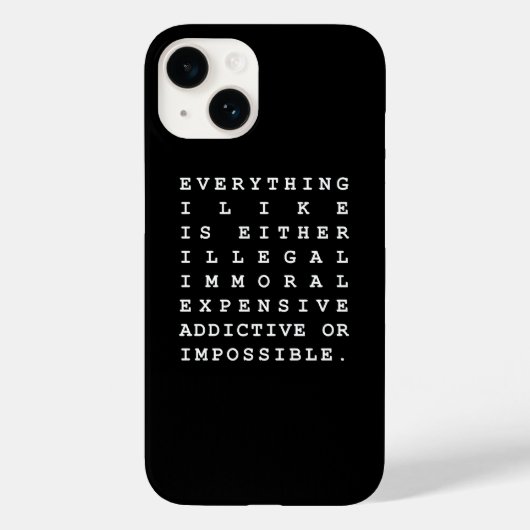 Alles wat ik leuk vind Case-Mate iPhone case (Achterkant)