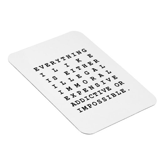 Alles wat ik leuk vind magneet (Rechterzijde)