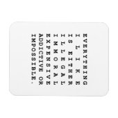 Alles wat ik leuk vind magneet (Horizontaal)