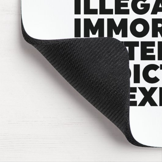 Alles wat ik leuk vind muismat (Hoek)