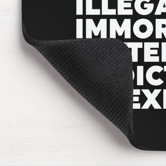 Alles wat ik leuk vind muismat (Hoek)