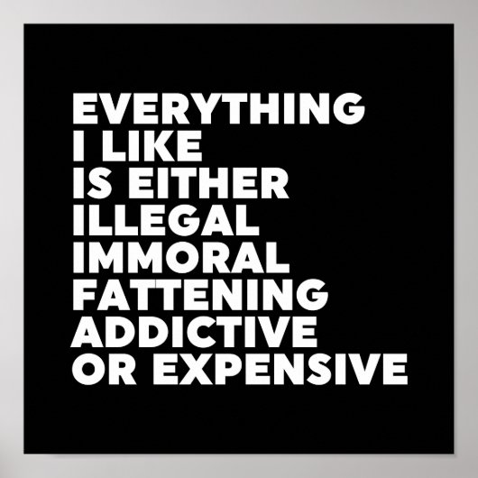 Alles wat ik leuk vind poster (Voorkant)