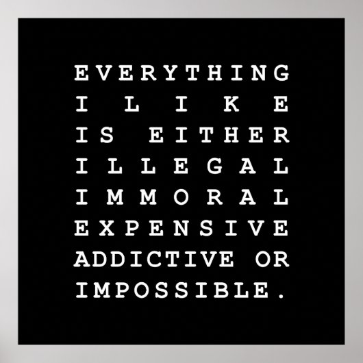 Alles wat ik leuk vind poster (Voorkant)