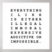 Alles wat ik leuk vind poster (Voorkant)