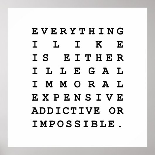 Alles wat ik leuk vind poster (Voorkant)