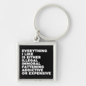 Alles wat ik leuk vind sleutelhanger (Voorkant)