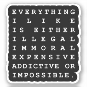 Alles wat ik leuk vind sticker