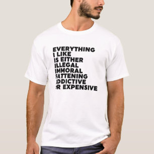 Alles wat ik leuk vind t-shirt