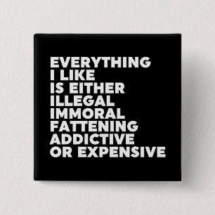 Alles wat ik leuk vind vierkante button 5,1 cm