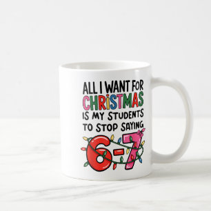 Alles wat ik met Kerstmis wil is dat mijn studente Koffiemok