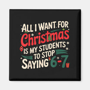 Alles wat ik met Kerstmis wil is dat mijn studente Magneet