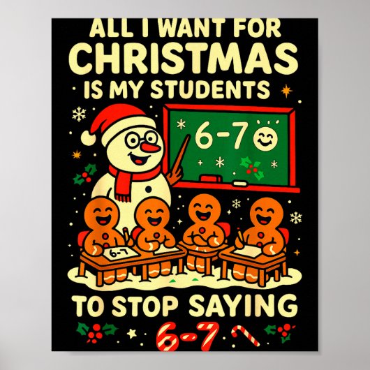 Alles wat ik met Kerstmis wil is dat mijn studente Poster (Voorkant)