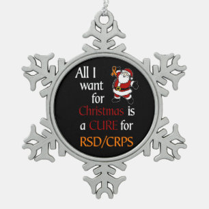 Alles wat ik met Kerstmis wil/Sinterklaas...RSD/CR Tin Sneeuwvlok Ornament