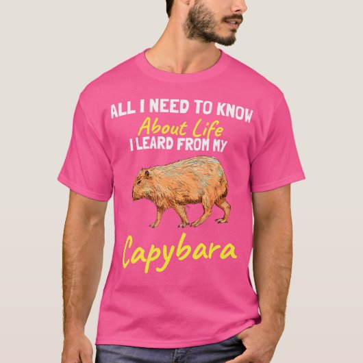 Alles wat ik moet leren over het leven dat ik van  t-shirt (Voorkant)