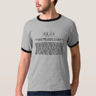 ALLES WAT IK MOET WETEN... T-SHIRT
