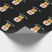 Alles wat ik nodig heb Funny Churros Pun Dark BG Cadeaupapier (Hoek)