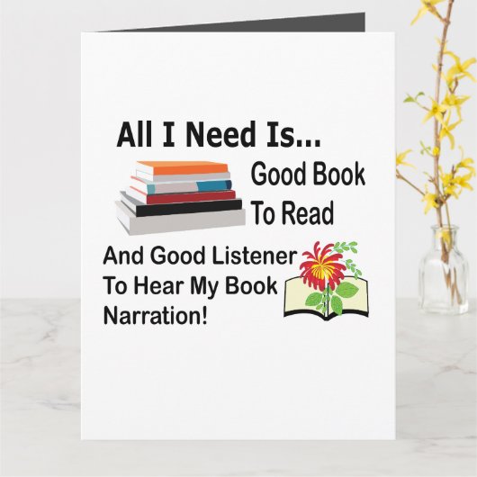 Alles wat ik nodig heb Goed Boek en Luisteraar Lez Kaart (Gele Bloem)