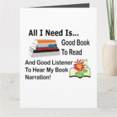 Alles wat ik nodig heb Goed Boek en Luisteraar Lez Kaart (Voorkant)