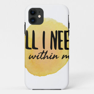 alles wat ik nodig heb is binnen in mij - motivere Case-Mate iPhone case