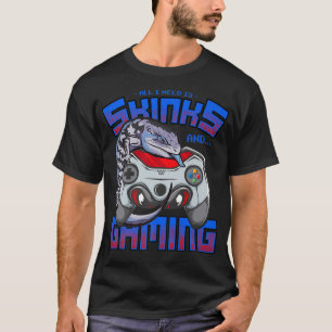 Alles wat ik nodig heb is Blue Tongue Skinks & Gam T-shirt