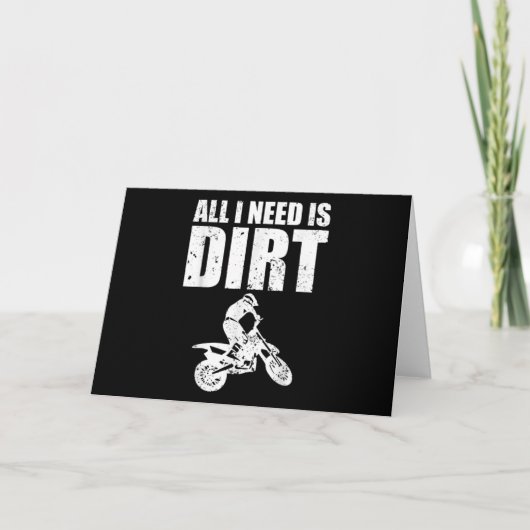 Alles wat ik nodig heb is de Dirt Bike Motocross-o (Voorkant)
