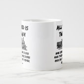 Alles wat ik nodig heb is deze stoomtrainmotor en  grote koffiekop (Voorkant)