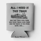 Alles wat ik nodig heb, is deze treinstroommotor blikjeskoeler (Voorkant)