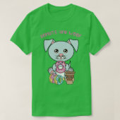 Alles wat ik nodig heb is donuts en honden donuts  t-shirt (Design voorkant)