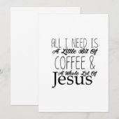 Alles wat ik nodig heb is een beetje koffie en een (Voorkant / Achterkant)