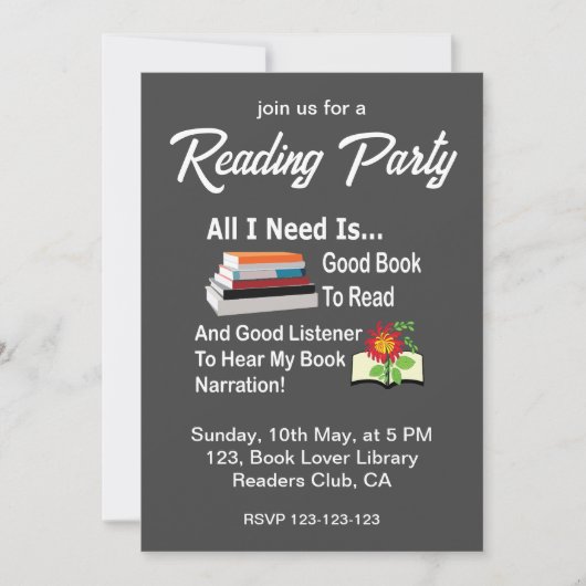 Alles wat ik nodig heb is een goed boek en luister kaart (Voorkant)