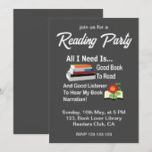 Alles wat ik nodig heb is een goed boek en luister kaart (Voorkant / Achterkant)