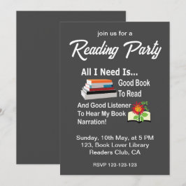 Alles wat ik nodig heb is een goed boek en luister kaart