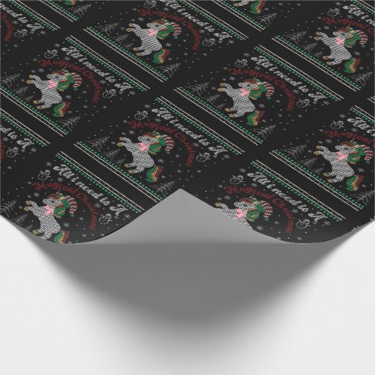 Alles wat ik nodig heb is een magische kerst, Unic Cadeaupapier (Hoek)