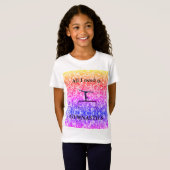 Alles wat ik nodig heb is GYMNASTICS Kinder T-Shir T-shirt (Voorkant volledig)