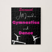 Alles wat ik nodig heb is Gymnastiek en Dance Legpuzzel (Verticaal)